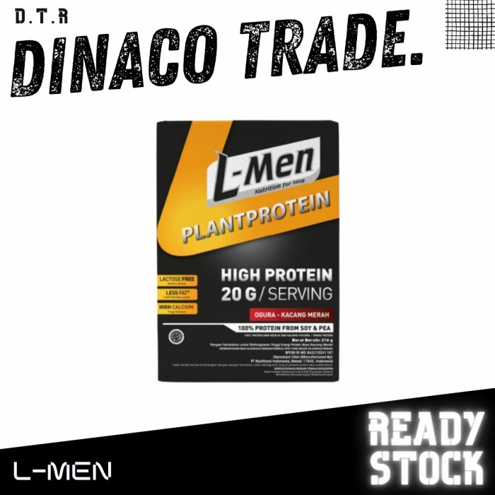 L-Men LMen L Men Plant Vegan Protein