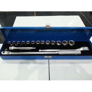 Kunci Sok Set 17 Pcs 6Pt 1/2" Multipro