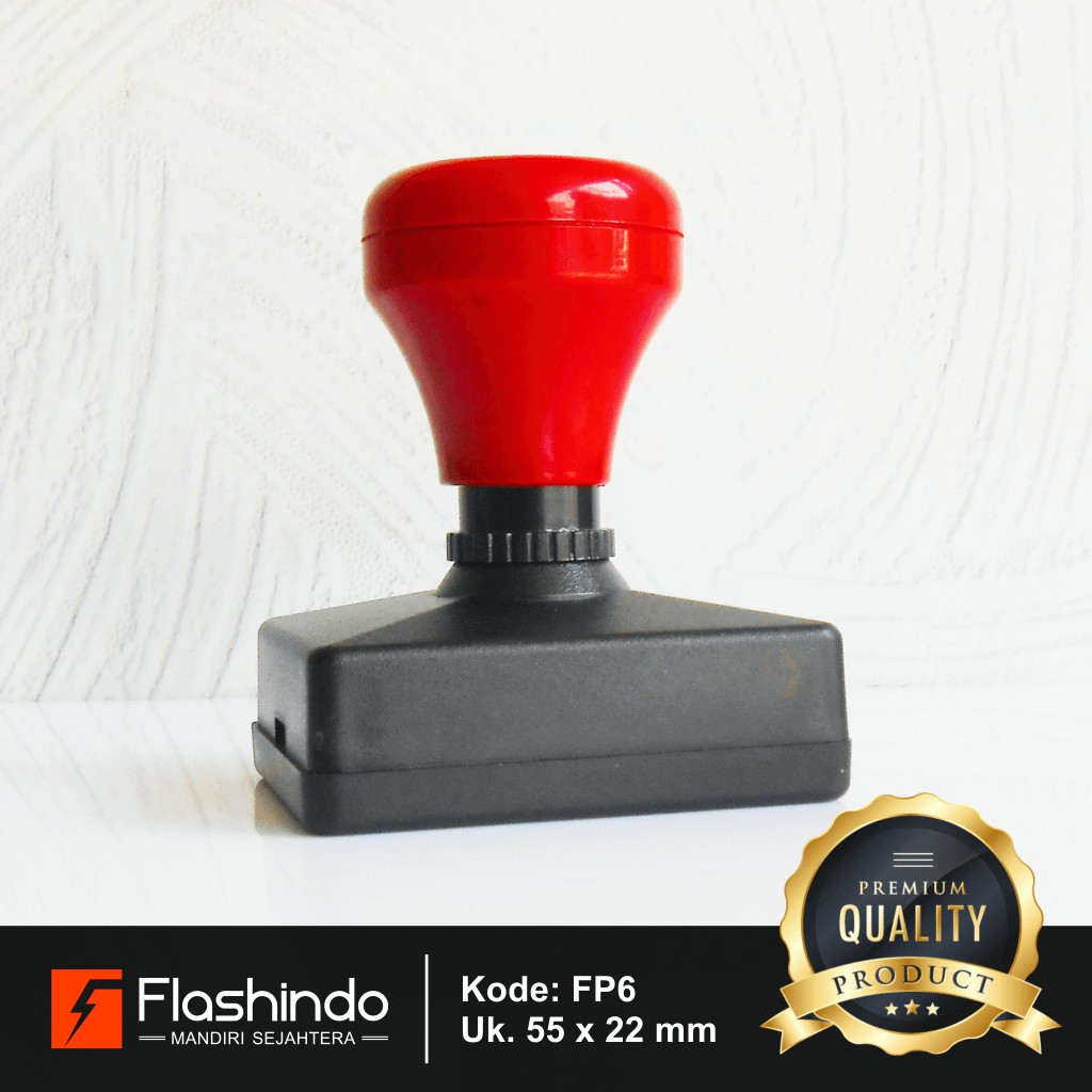 

Flashindo Stempel Warna Persegi Panjang | Ukuran 55 x 22 mm | Pesan Cap Online Langsung Jadi