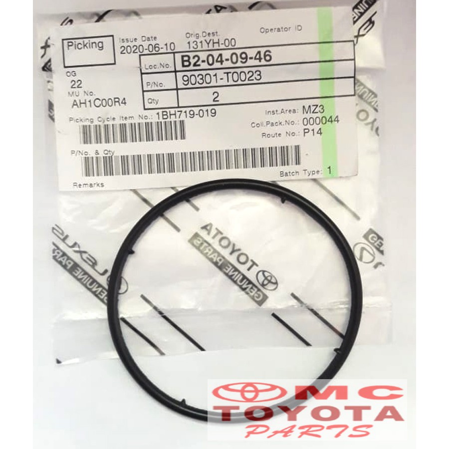 O Ring Oring Oli Engine Oil Seal Hilux Innova 90301-T0023