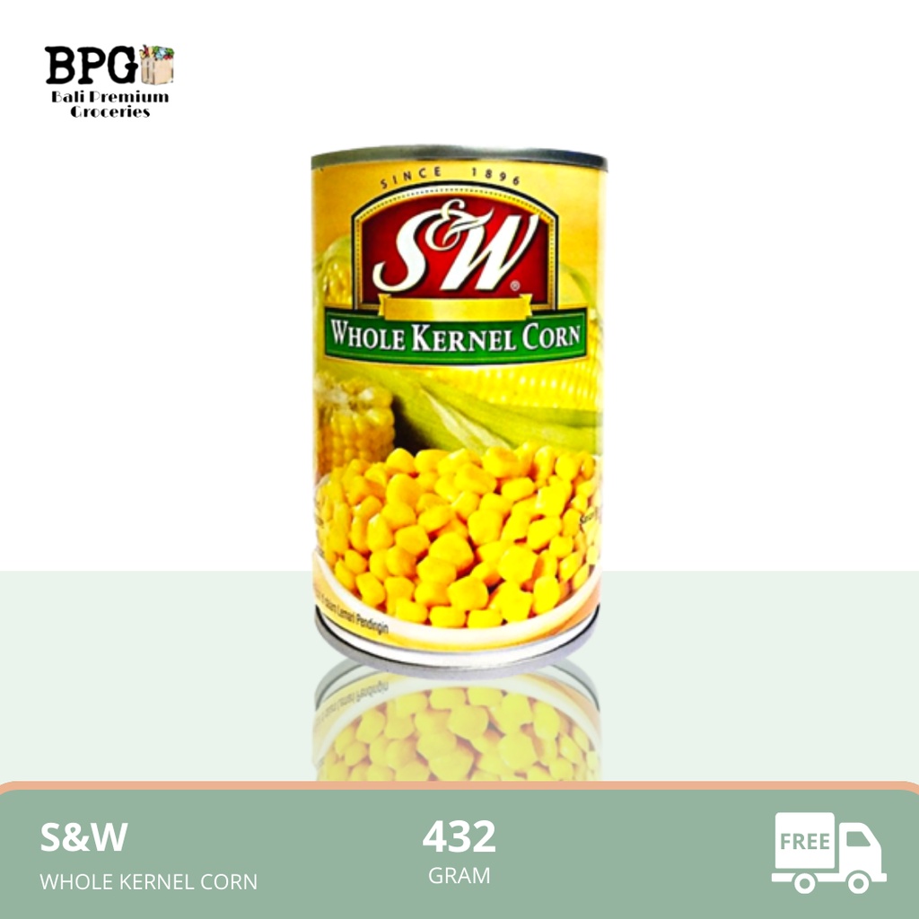 

S&W whole corn kernel 432 Gr (jagung Utuh)