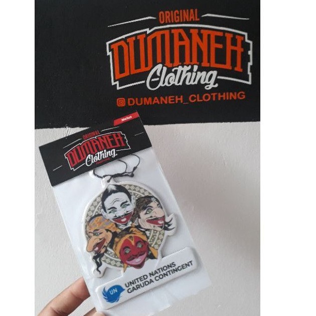 souvenir gantungan parfum mobil custom garuda contingent united nation