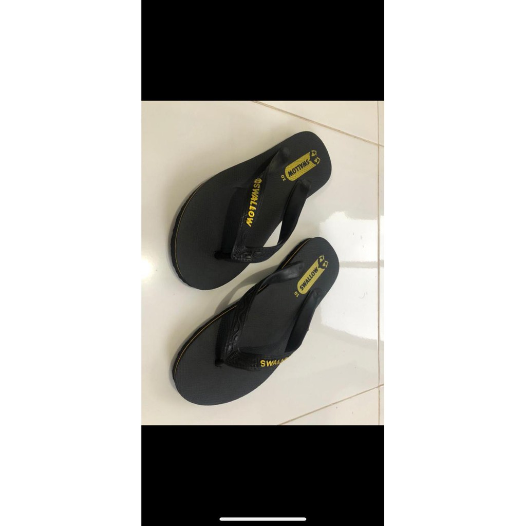 SANDAL JEPIT BY SWALLOW BLACK PEARL M - 02-9,5 KUNING 36 / 37