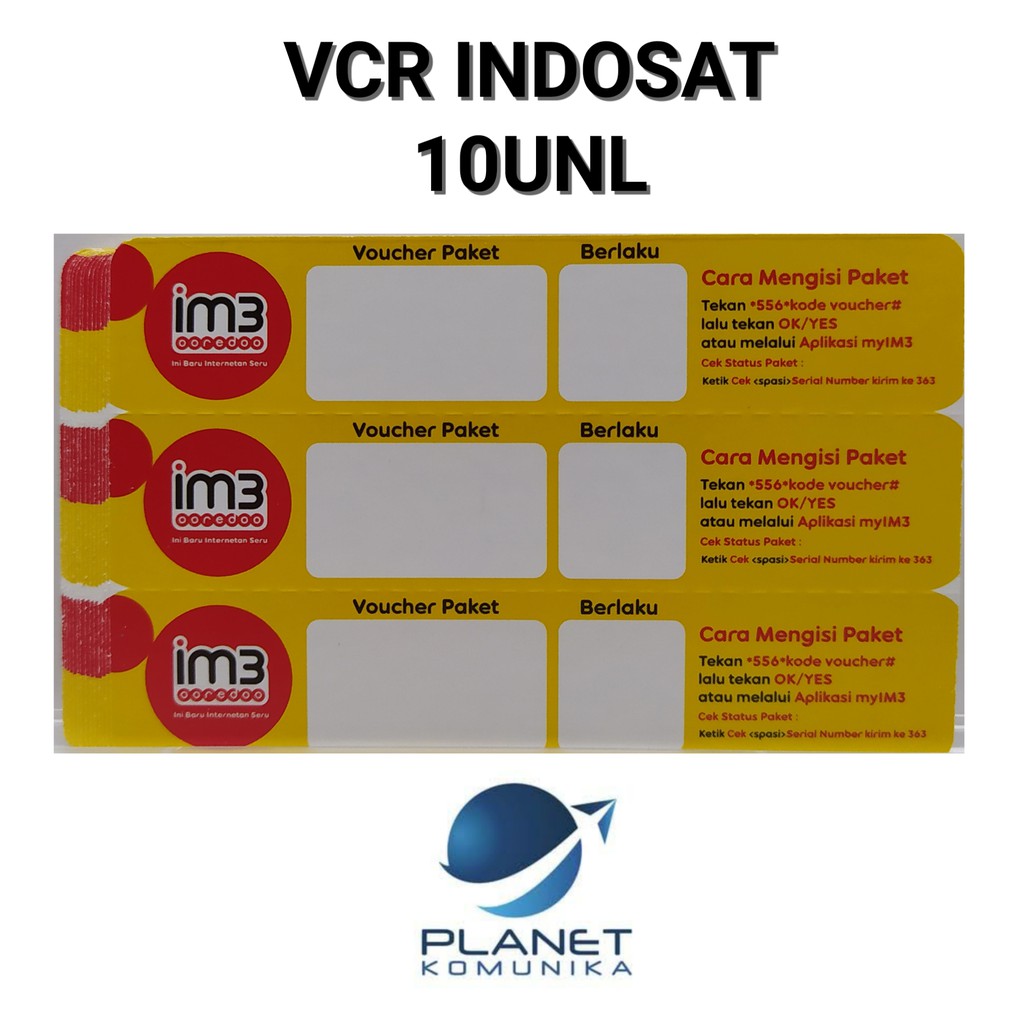 Fisik Indosat 10GB Unlimited