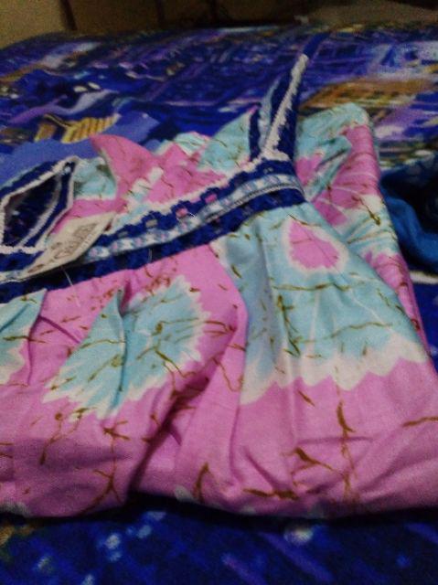 Daster Batik Solo , Baju Tidur Wanita, Daster Renda Batik