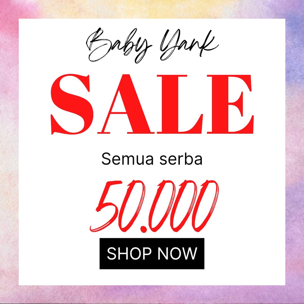 ♥BabyYank♥ SALE ALL ITEM SERBA GOBAN 50RIBU - DISKON SERBA MURAH GOBAN 50RIBU