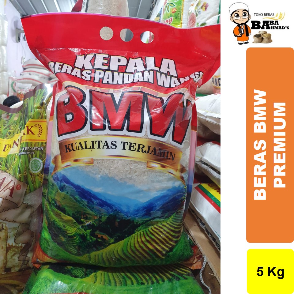 

Beras BMW PREMIUM Kepala Pandan Wangi - 5KG