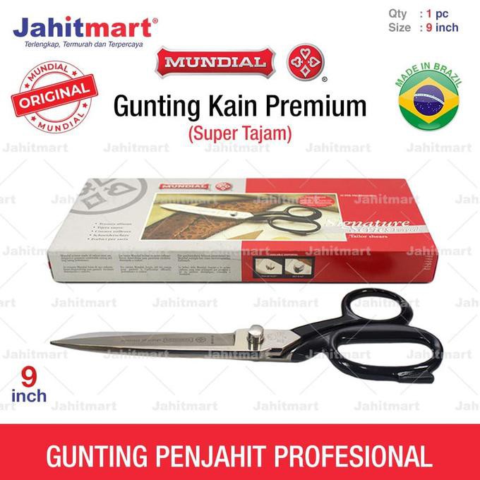 

Ready Oke] Gunting "Mundial" Sr 9" Black Handle