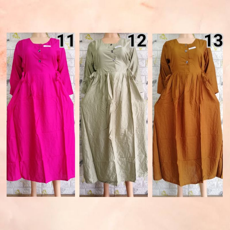 BARU! Daster Chibi Lengan 7/8 HAP Rayon Premium Adem Busui Friendly