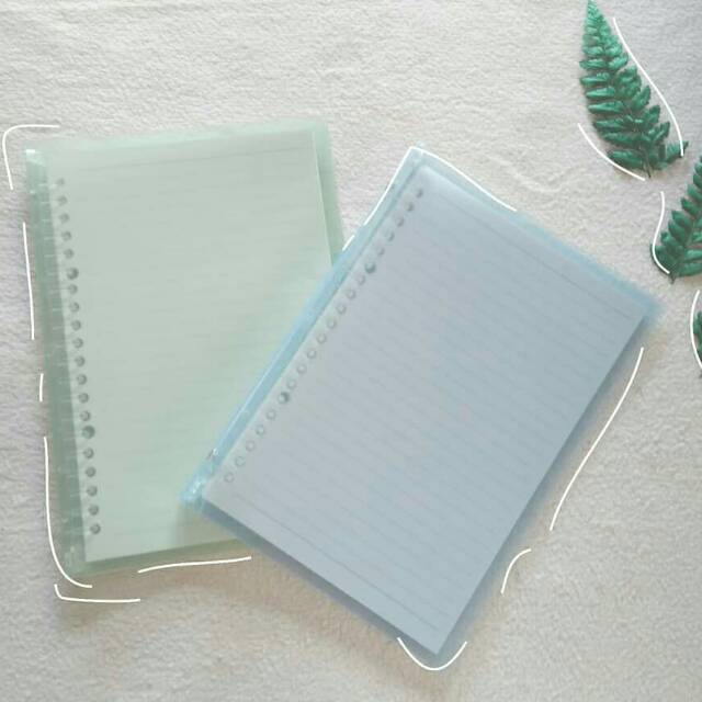 

Claire plain color slim file binder
