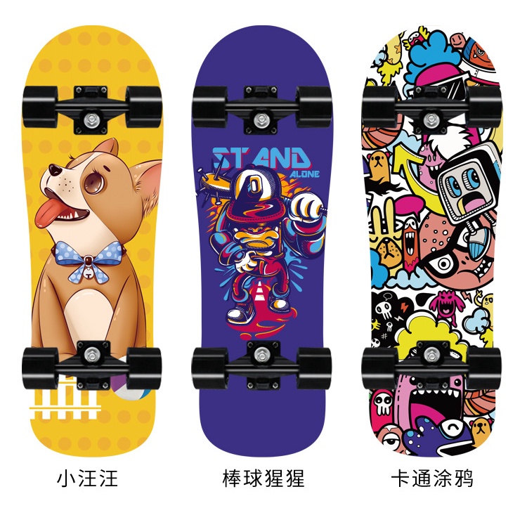 Sikat Skateboard Kepala Besar Untuk Anjing Kucing