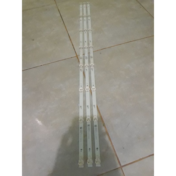 BL-LAMPU BACKLIGHT TV LED PANASONIC 43E302G 3BATANG 8KANCING 3V