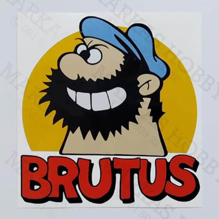 

Stiker / Sticker Popeye The Sailorman Brutus and Text Line