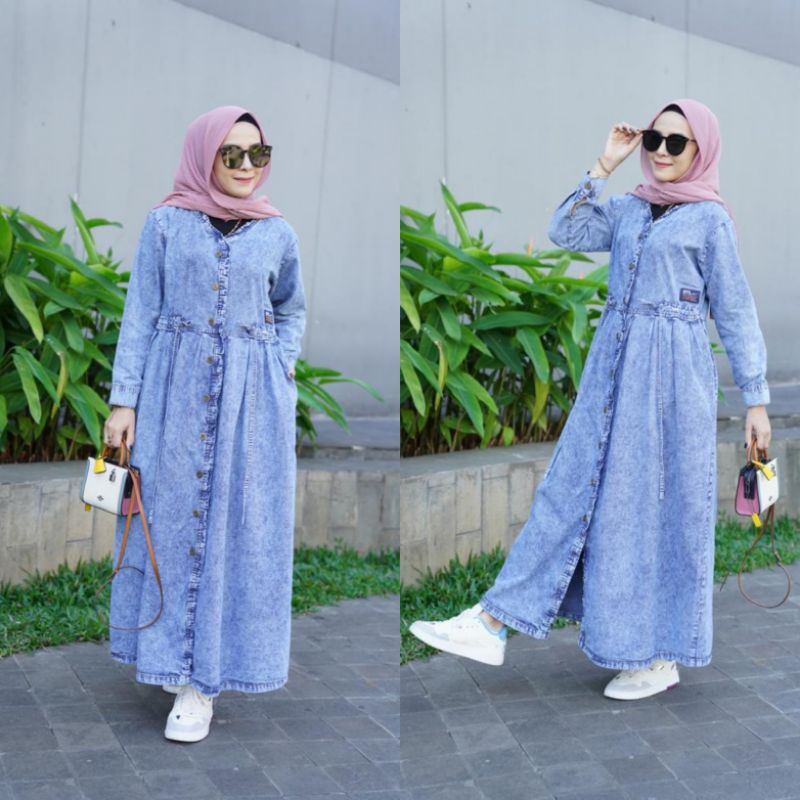 Gamis denim.prod  by GYL ori