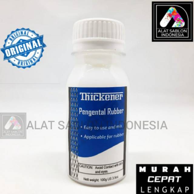 

THICKENER PENGENTAL CAT RUBBER ALAT SABLON 90GR