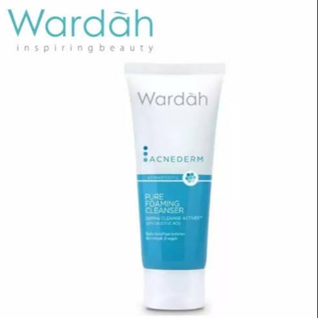 WARDAH ACNEDERM PURE FOAMING CLEANSER 60 ML PEMBERSIH WAJAH