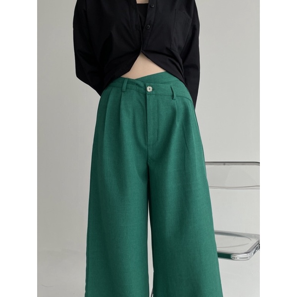 lookatmeofficial • Hadid Highwaist Pants - Celana Kulot Wanita Premium