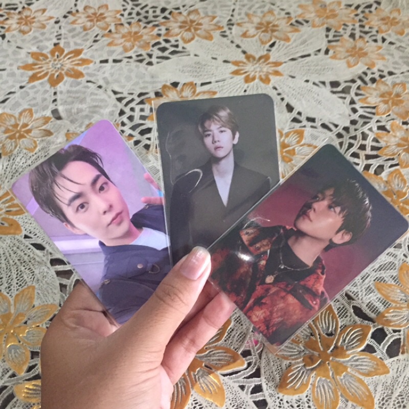 Photocard EXO Don’t Fight the Feeling Baekhyun Xiumin