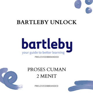 (READY) BARTLEBY UNLOCK PREMIUM 2000/DOC TERCEPAT TERMURAH GRATIS ONGKIR