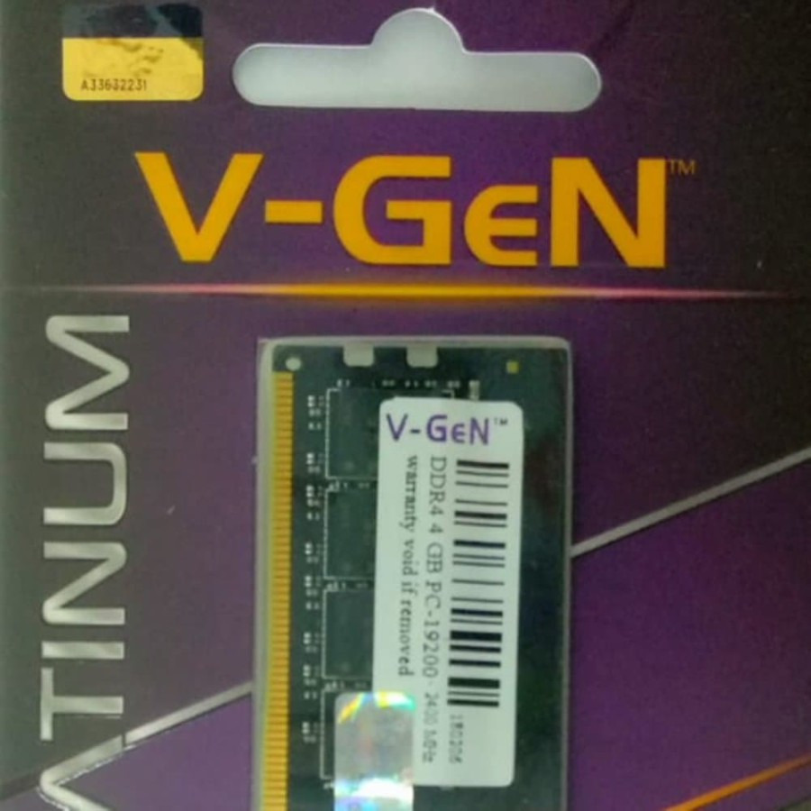 RAM Memory Notebook VGEN DDR4 4GB PLATINUM (Sodimm)