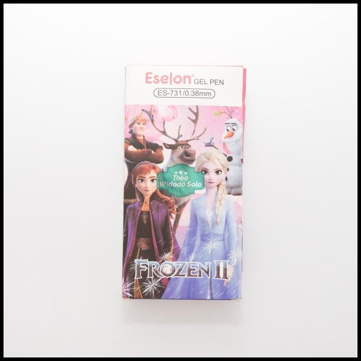 

Pulpen Gel Hitam Frozen 1 Lusin