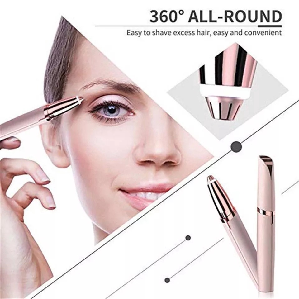 Eyebrow Trimmer Cukur Gunting Alis Elektrik Portable Wanita Travel
