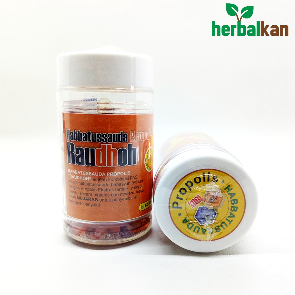 Minyak Habbatussauda Propolis Habbatussauda Oil isi 60 kapsul