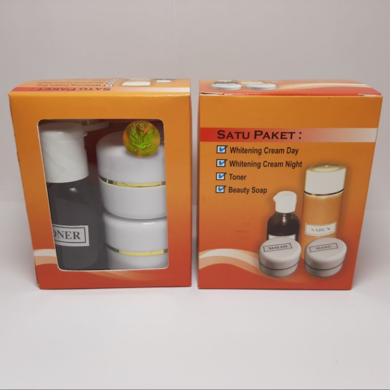 PAKET CREAM HN ORIGINAL POT PUTIH 4in1 [Box]