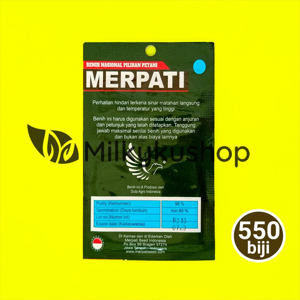 BENIH MERPATI SEED GREEN FANY POKCOY 550 BIJI SACHET KEMASAN PABRIK