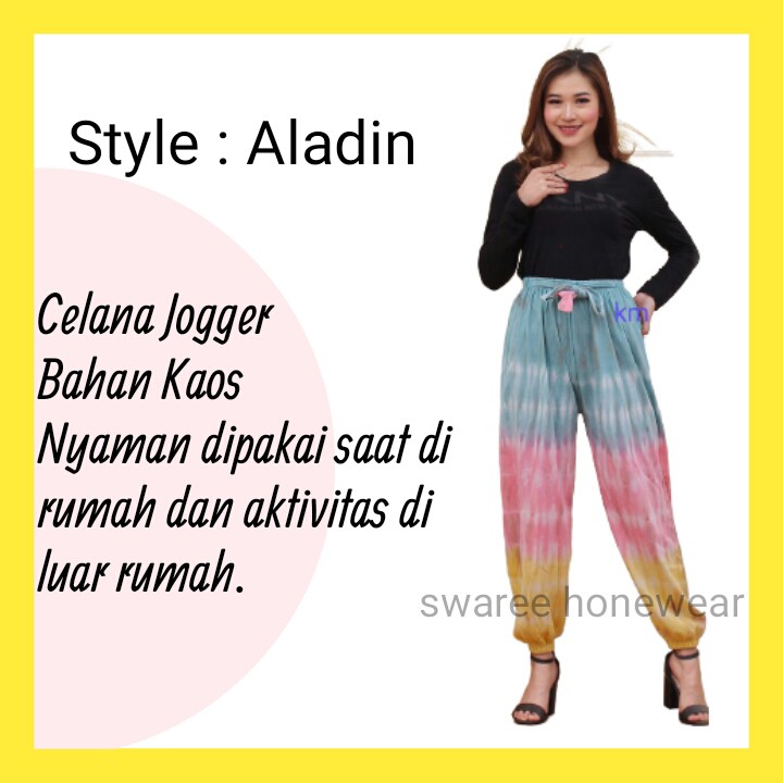 Celana Panjang Jogger Wanita Celana Murah Bahan Kaos