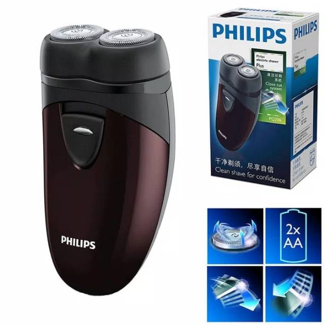 Pencukur kumis / philips shaver pq206 / cukuran philips pq 206 garansi resmi philips