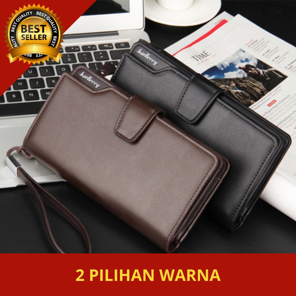 DOMPET PANJANG KULIT BAELLERRY ORIGINAL PREMIUM IMPORT BILLY MURAH KOREA PRIA WANITA FASHION BRANDED