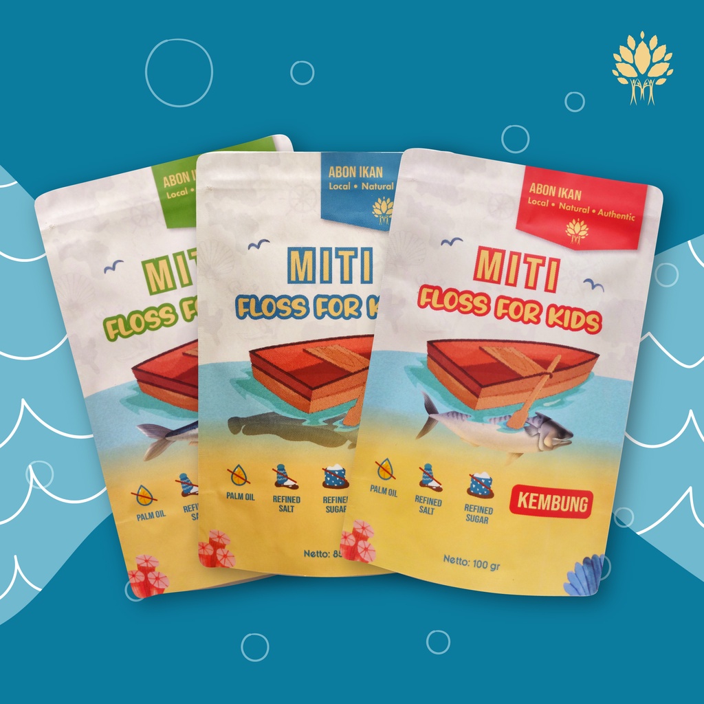 

Miti Abon Ikan Triple Pack - Non MSG/MPASI/Anak/Sehat