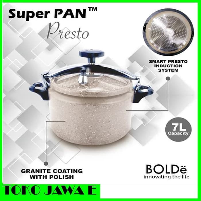 PRESTO BOLDE 7 LITER/Bolde Super Pan Granite Presto Kapasitas 7 Liter