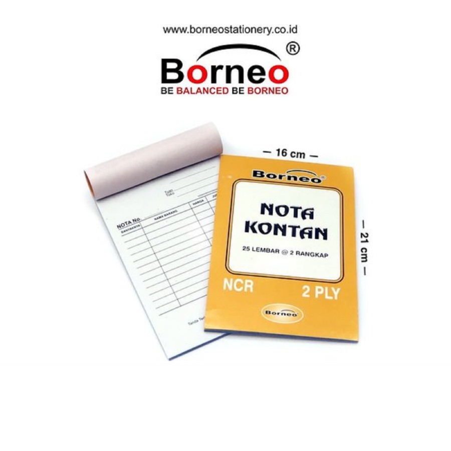 

NOTA KONTAN BESAR NCR B2 BORNEO - PCS