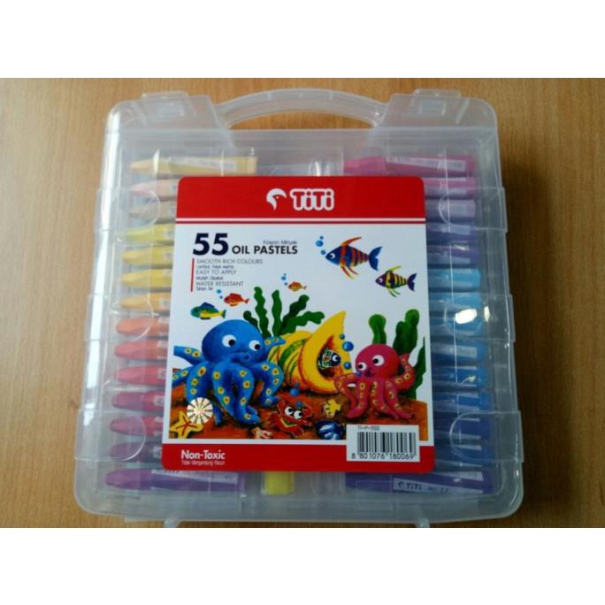 

PROMO Titi Krayon Minyak 55 Warna / Crayon 55 Colors Oil Pastels