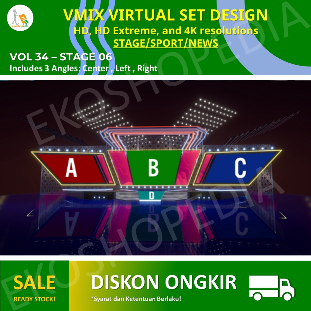 VMIX VIRTUAL SET DESIGN 4K - STAGE 06 v34