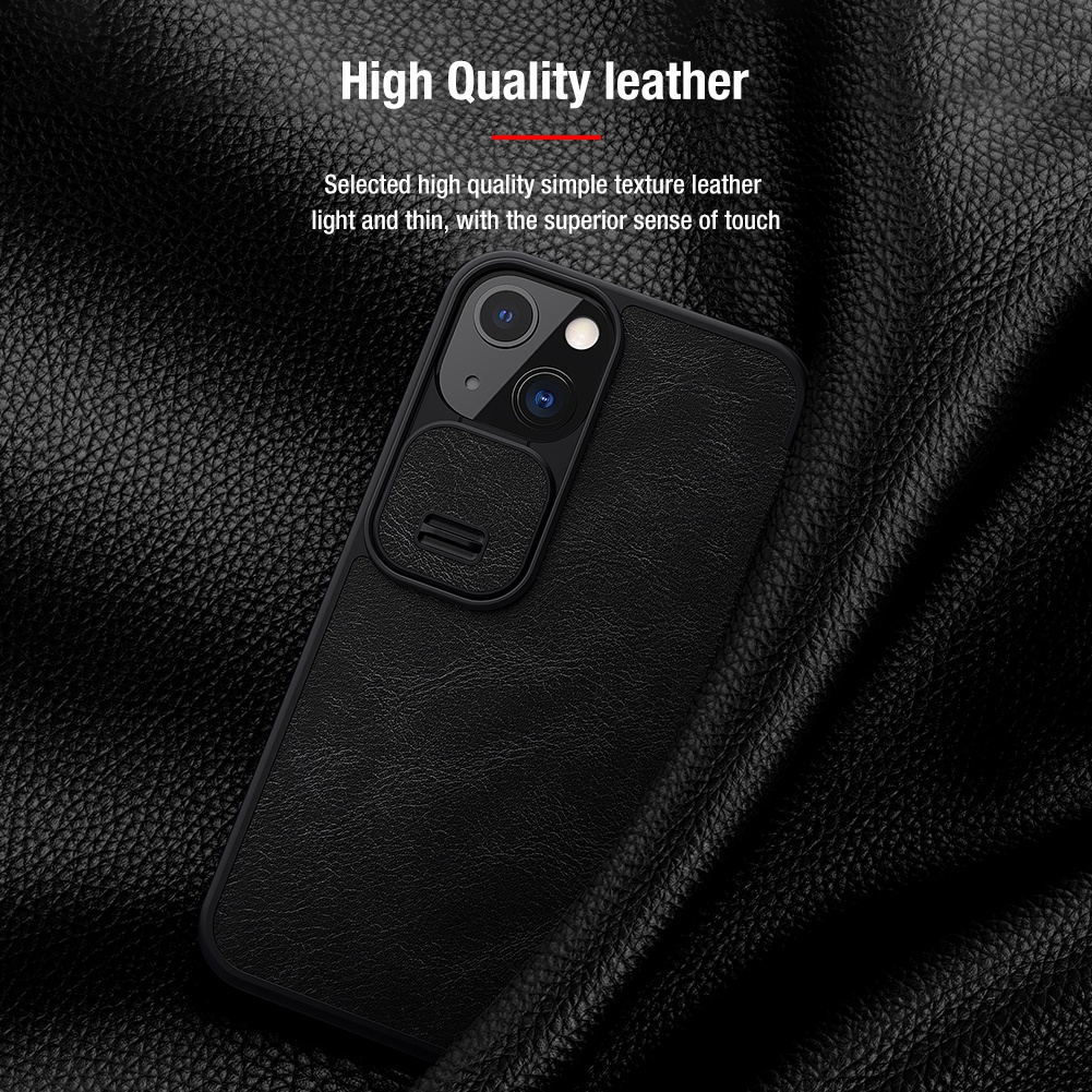 Apple iPhone 13 Nillkin Qin Pro Flip Cover Leather Hardcase