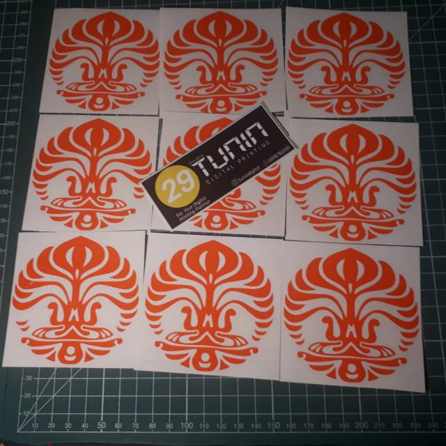 

Sticker stiker cutting decal universitas indonesia UI oracal