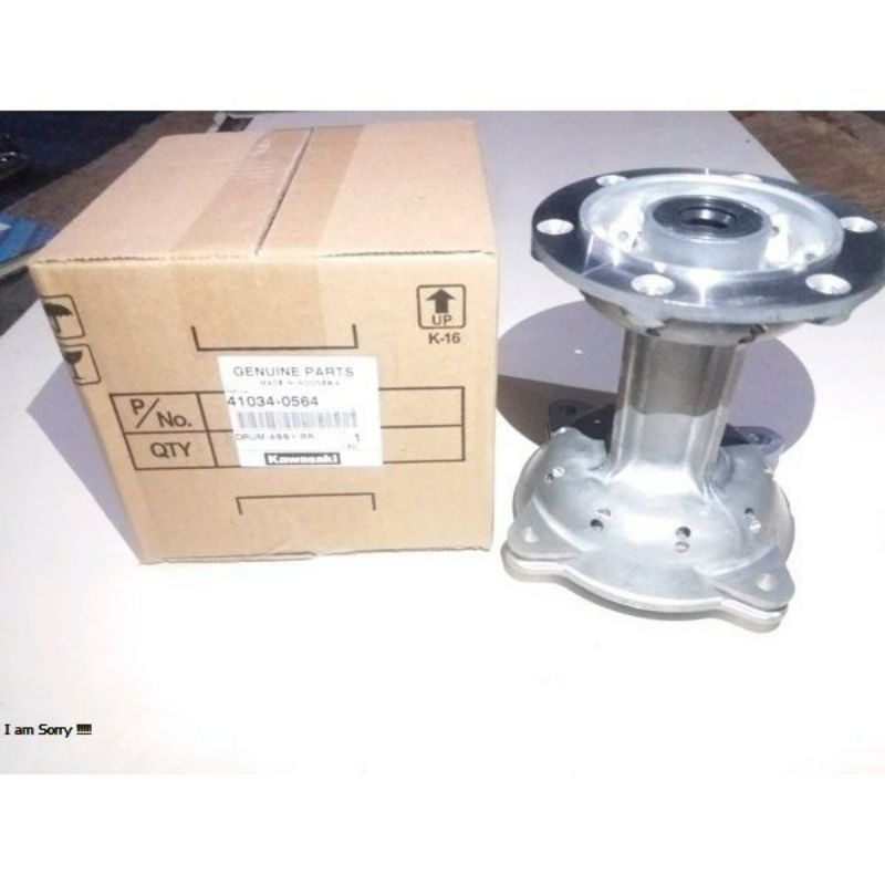 TROMOL BELAKANG KLX /TROMOL KLX 150 ORIGINAL HOLE 36/TROMOL LUBANG 36/TROMOL KLX 150