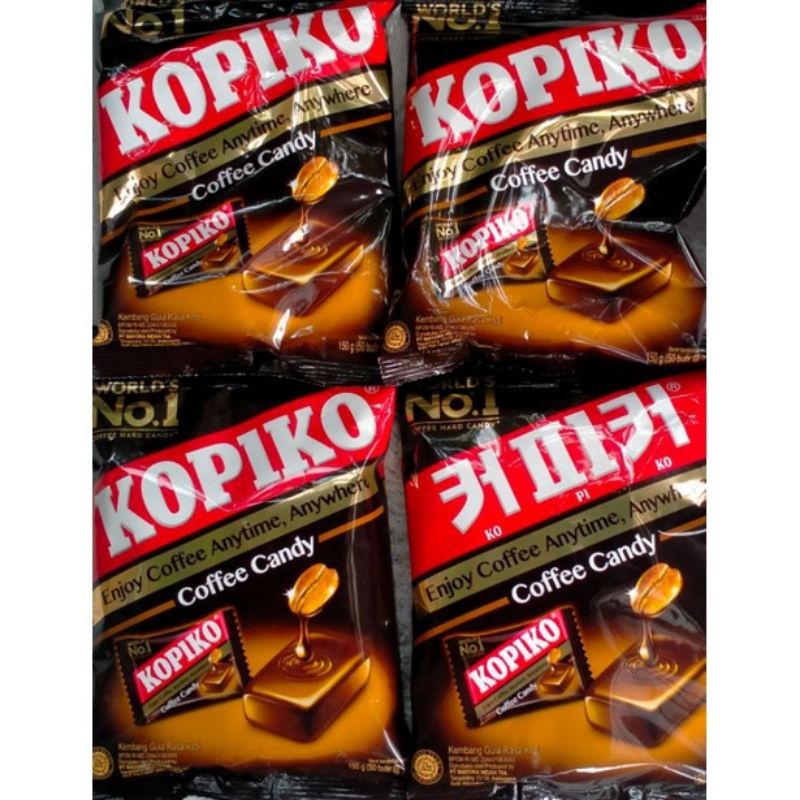 

Permen Kopiko 1 Bungkus 50 Butir 150 Gram / Permen Kopi Pahit Kopi