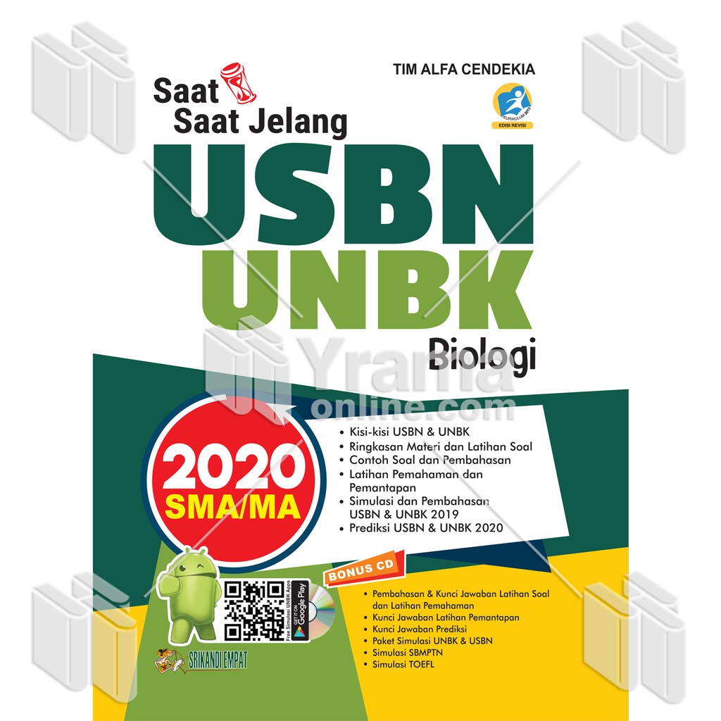 BUKU SAAT-SAAT JELANG USBN-UNBK BIOLOGI SMA/MA 2020