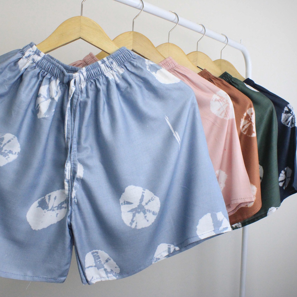 Hot Pants Wanita Jumbo Bahan Rayon Aneka Motif