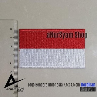 Jual Logo Bendera Indonesia 7.5 x 4.5 cm anursy44 Juara | Shopee Indonesia