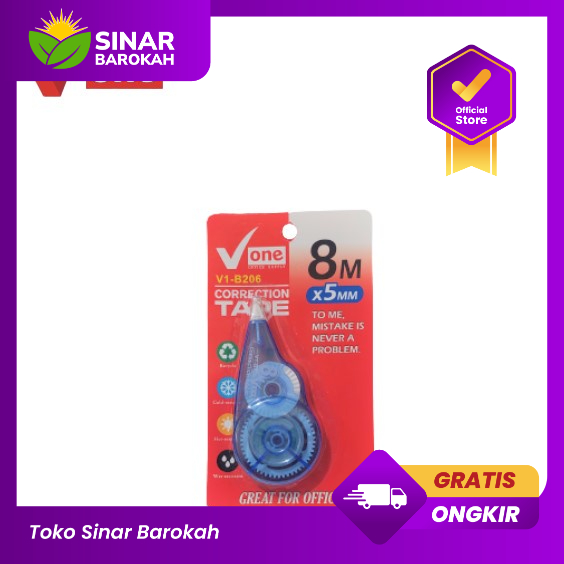 

V One Correction Tape 5mmx8m 0170115