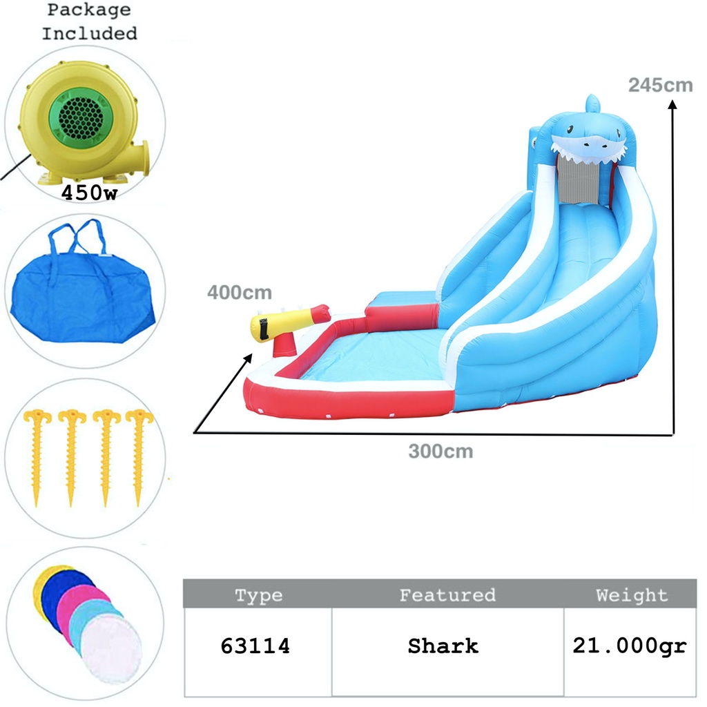 bouncy castle 63114 Shark