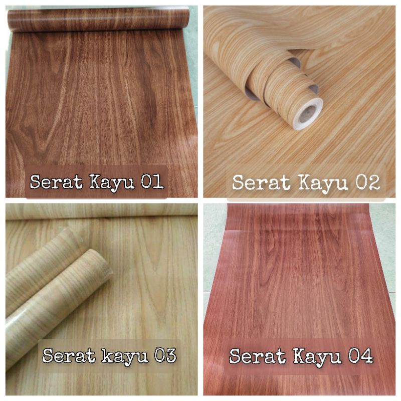 Wallpaper Dinding Motif Kayu Jati Belanda