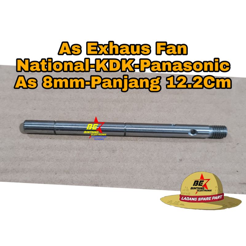 AS EXHAUS NATIONAL ASLI AS KIPAS EXAUS KDK AS EXSOS PANASONIC PANJANG 12.2 CM