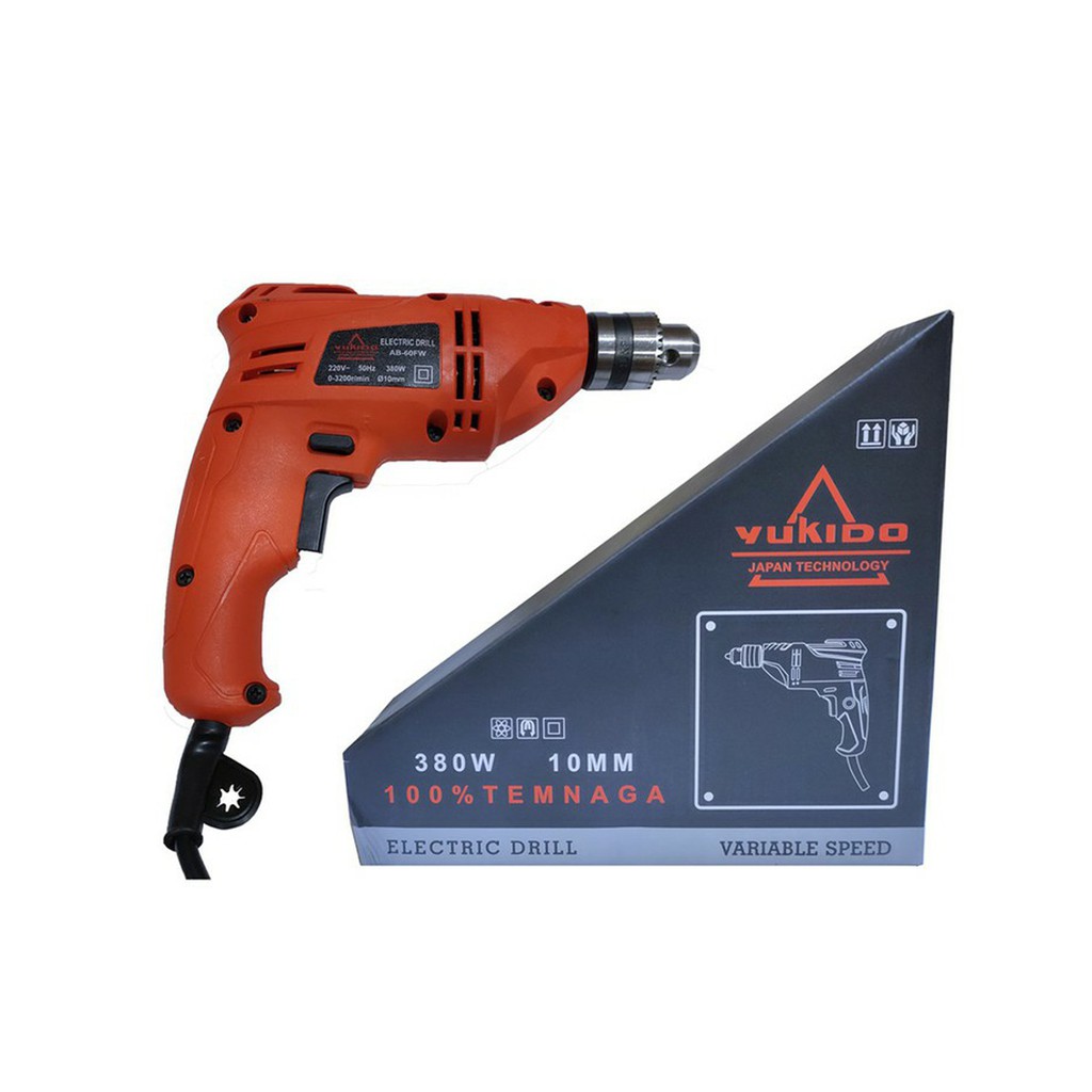 KUSUKA Proffesional MESIN BOR 10 MM Bor Listrik Kayu Variable Speed KR-60 10MM by FUJIYAMA