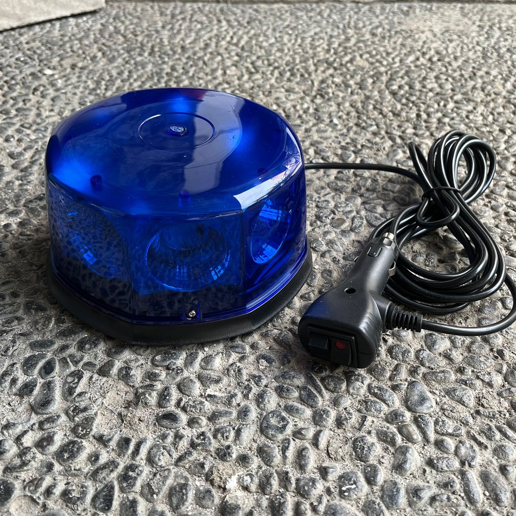 Lampu Rotary Beacon LED Tambang Volvo Scania 12V 24V